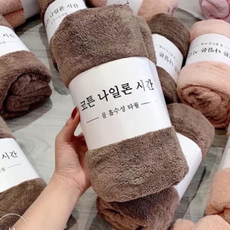Khăn tắm xuất Hàn - loại siêu dày size to