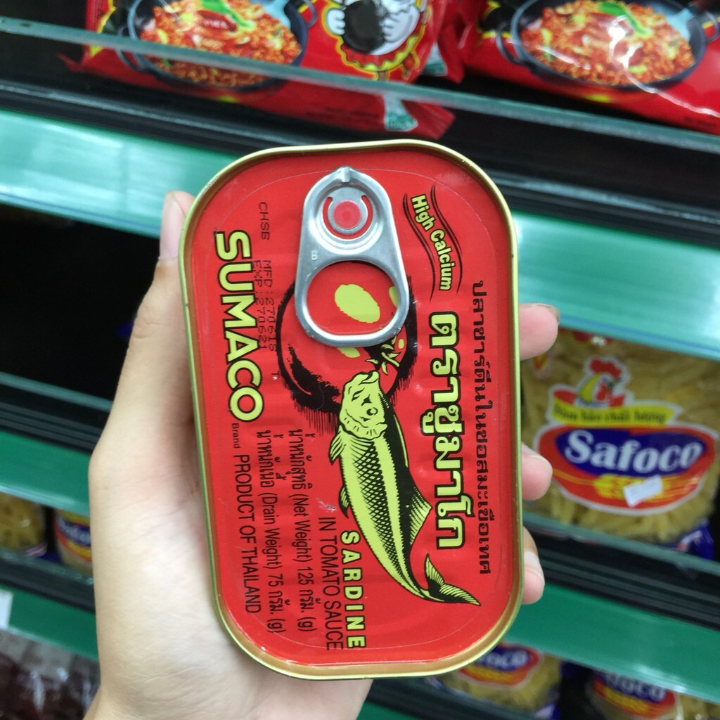 [HCM]Cá mòi Sốt Cà Thái Lan Sumaco 125gr