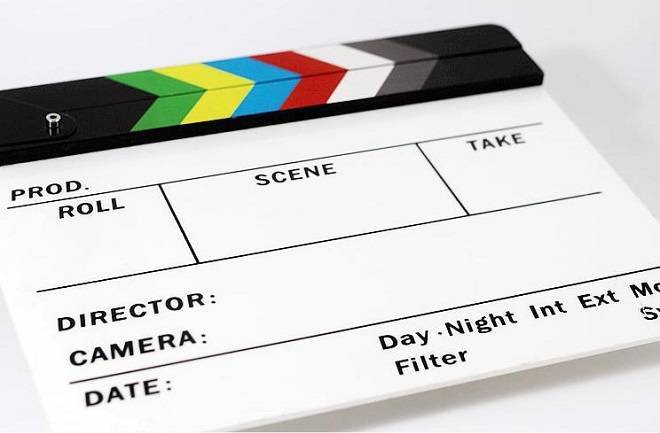 Bảng clapper board quay phim