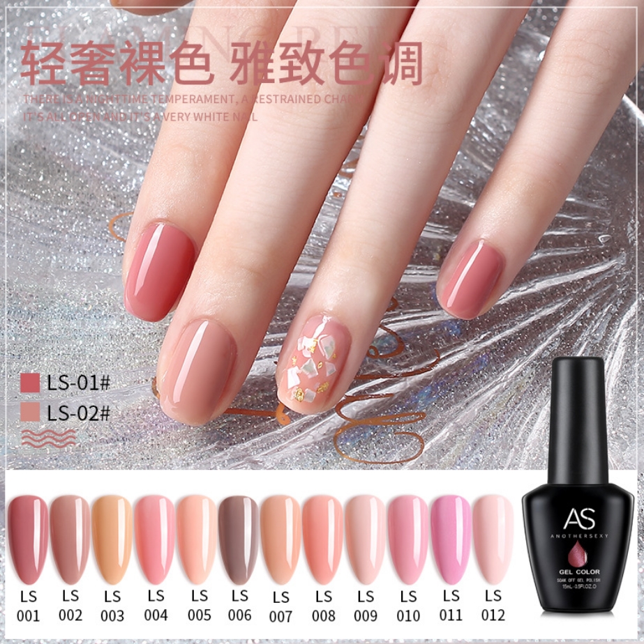 [HCM]Sơn gel AS tông màu nude mã LS
