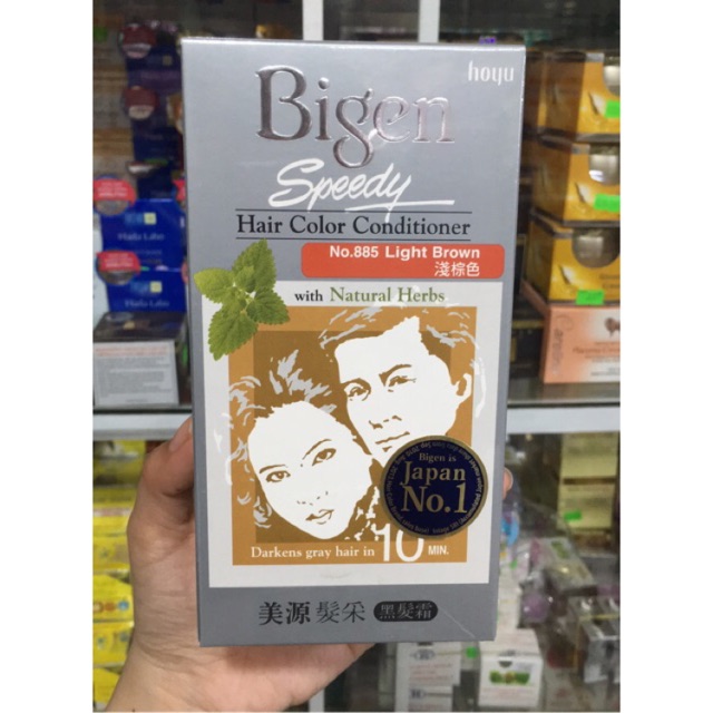 ( Số 885 )Thuốc Nhuộm Tóc Bigen Màu Nâu Sáng #Light Brown