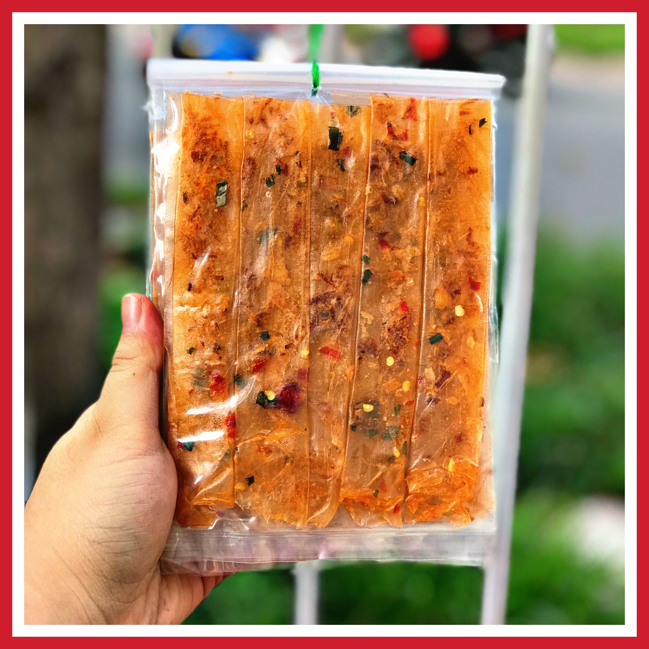 combo 10 bịch bánh dẻo tôm cuốn hành phi ngon rẻ