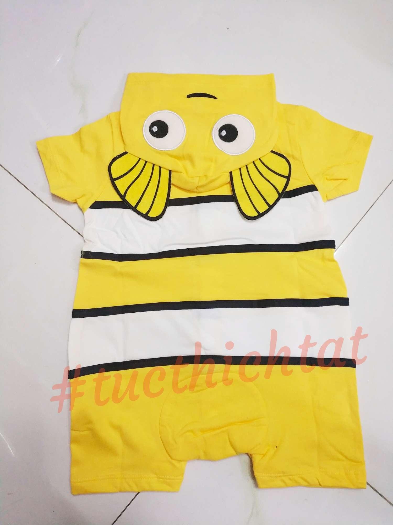 Body hình thú - Cá Nemo (100% cotton)