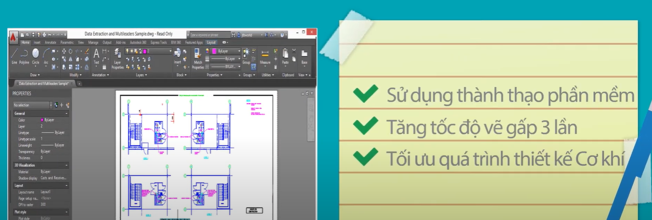 Toàn quốc- [Evoucher] Khóa học CNTT - Làm chủ Autocad Mechanical 2018 trong 10 giờ - [STUDYNOW.VN]