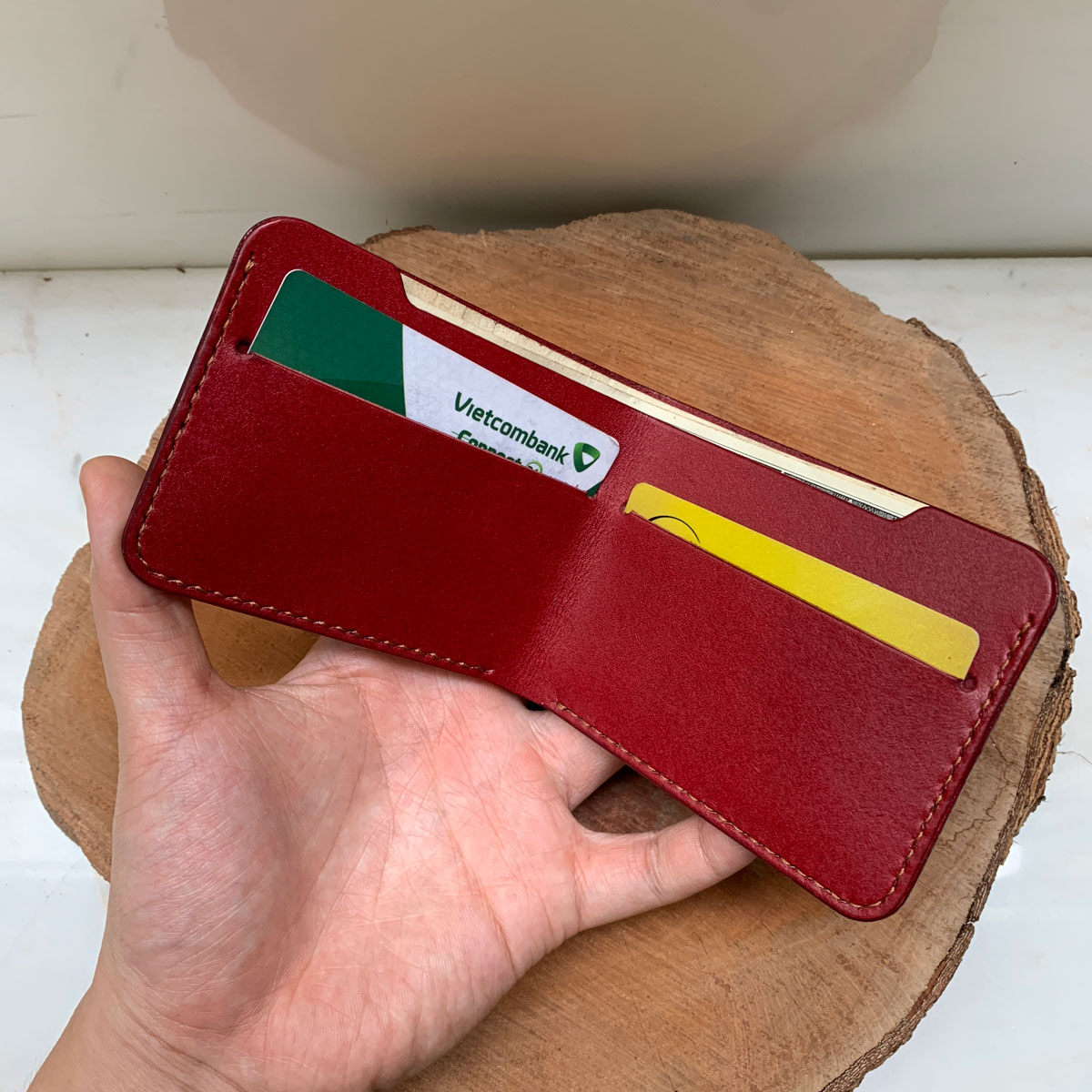 VÍ DA NAM CAO CẤP, ĐỒ DA HANDMADE, DA NHẬP KHẨU