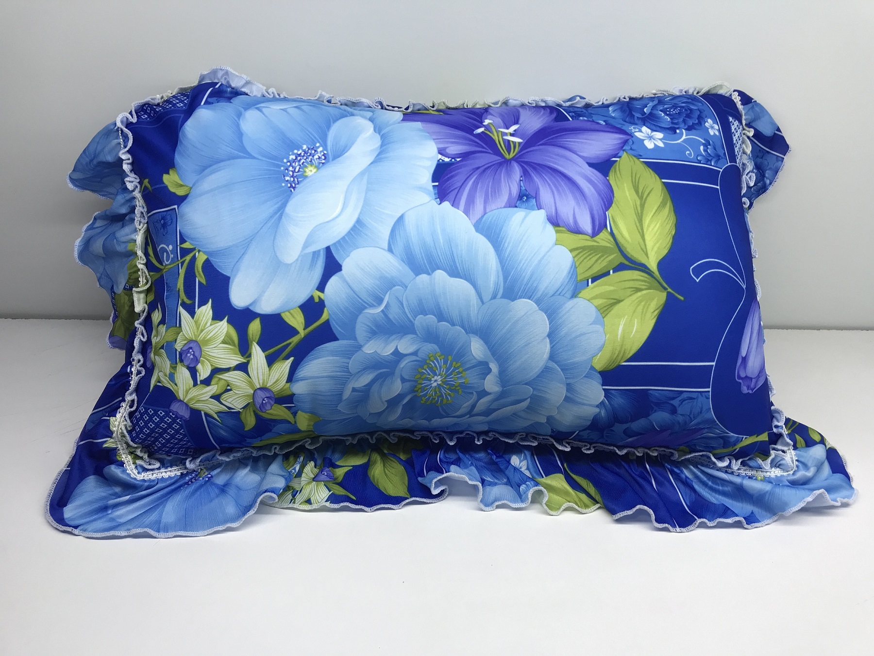 Vỏ gối thun 30x50cm có bèo