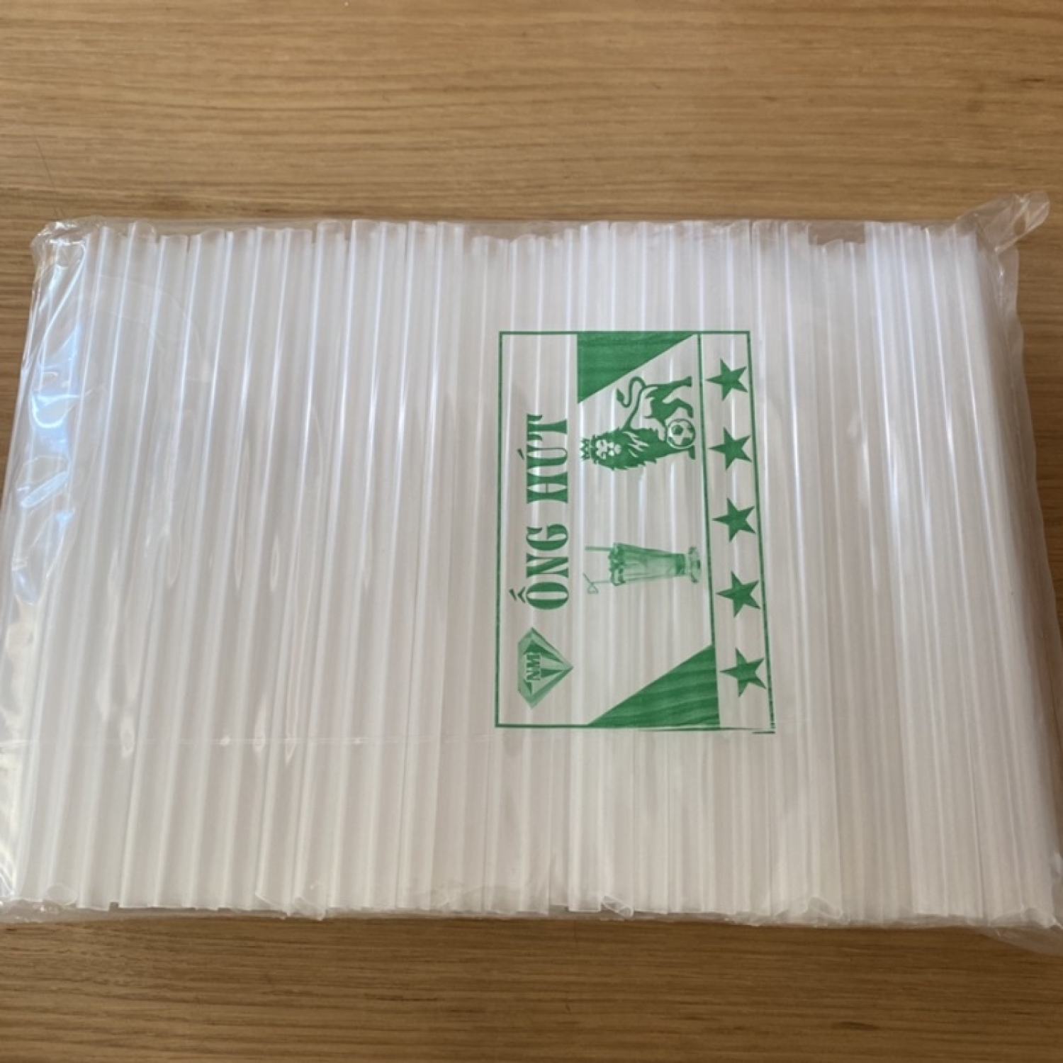 Ống Hút Trắng Trong Phi 6, 8, 12 Bịch 500g