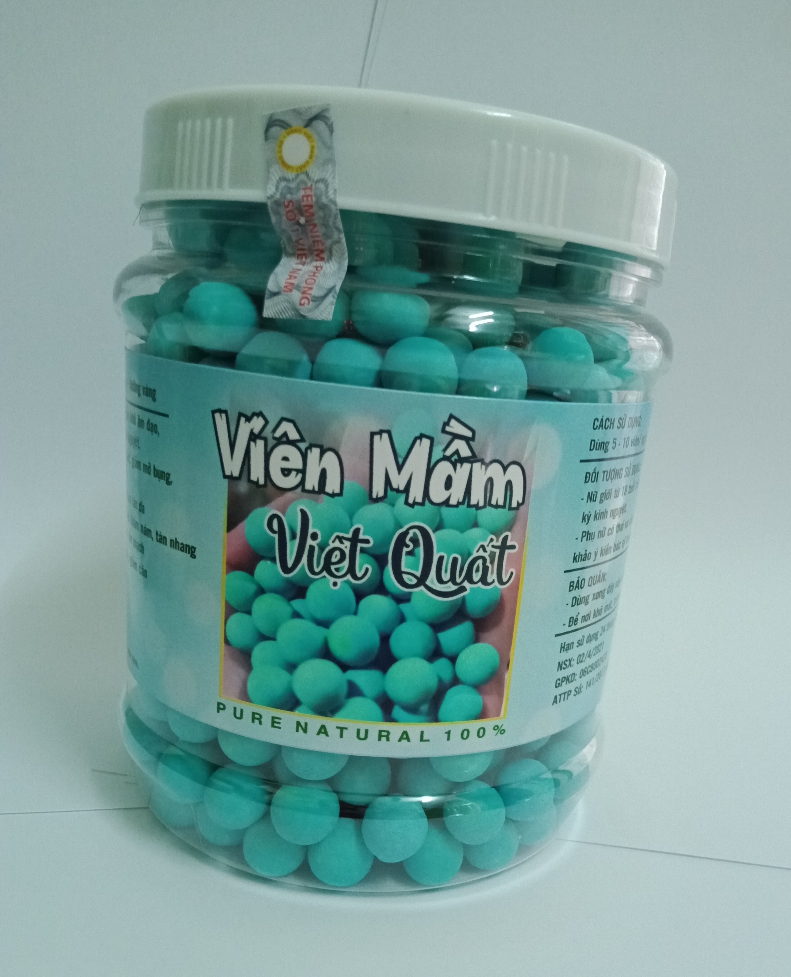 [HCM]500gr viên mầm việt quất handmade