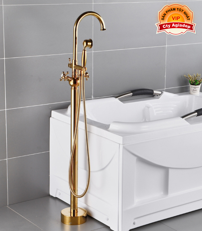 Cây sen tắm nóng lạnh âm sàn cho bồn tắm Giormani