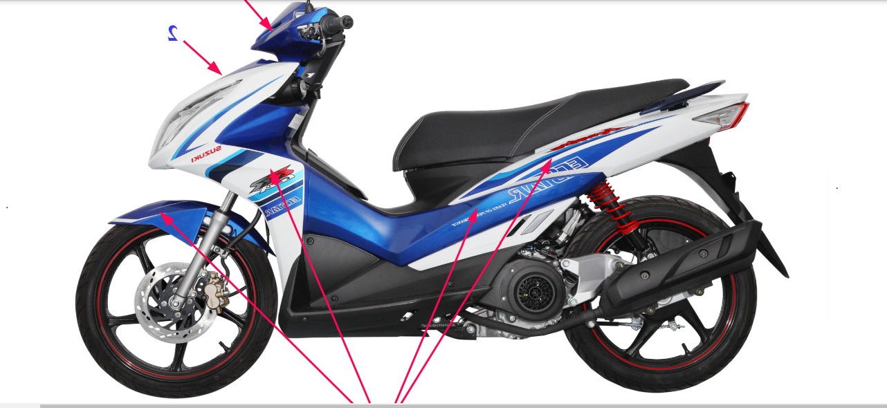 DÈ TRƯỚC SUZUKI IMPULSE - HÀNG CHÍNH HÃNG