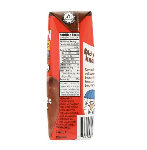 [HCM]SỮA HỮU CƠ TÁCH BÉO VỊ SOCOLA HORIZON 236ML