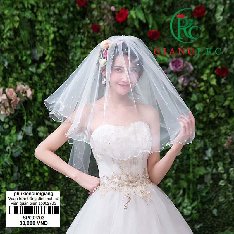 [HCM]Voan cài tóc cô dâu chụp hình giangpkc sp2703