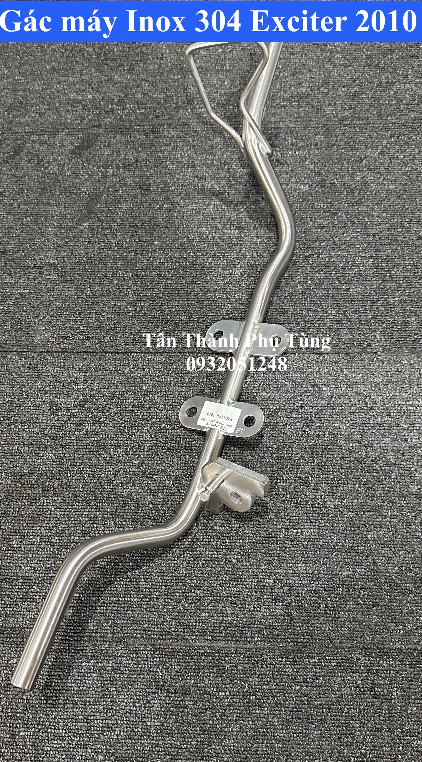 Gác máy Inox 304 Exciter 2010 4 số CTS