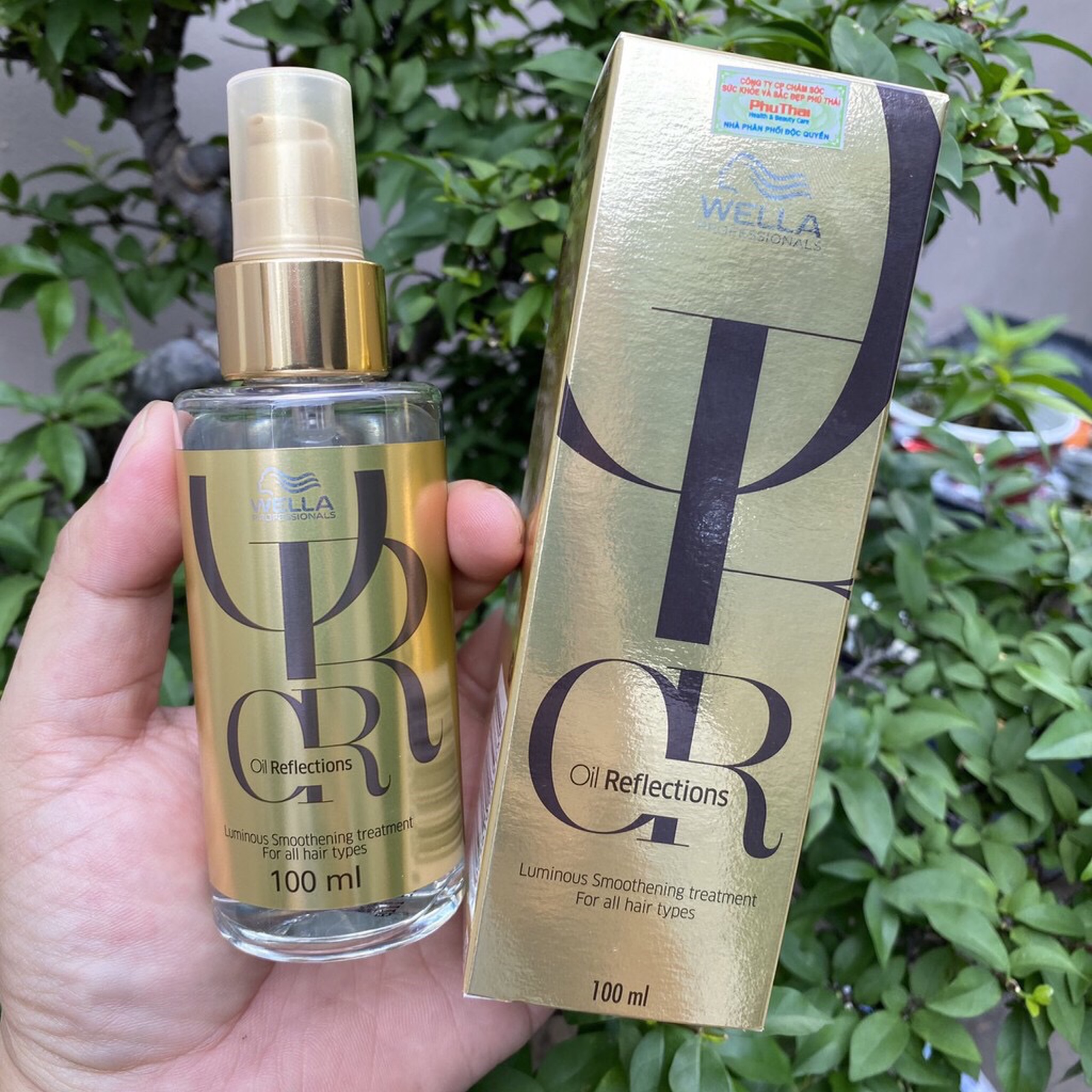 [HCM]Tinh dầu phục hồi tóc hư tổn Oil Reflections Wella 100ml (new)