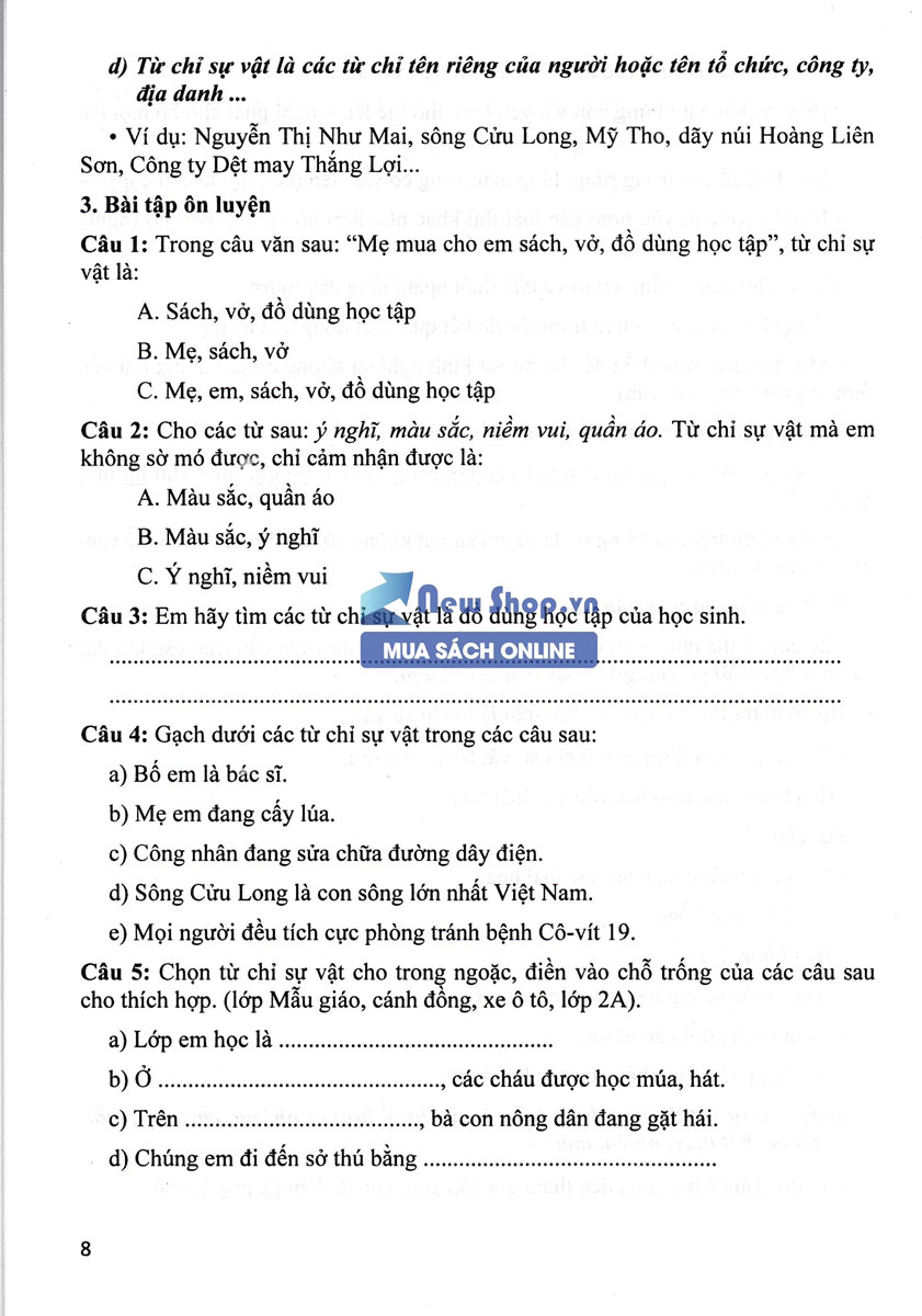 Sách Tham Khảo - Giúp Em Học Giỏi Từ Và Câu Tiếng Việt Lớp 2 (Theo Chương Trình Giáo Dục Phổ Thông Mới) (HA) - Newshop