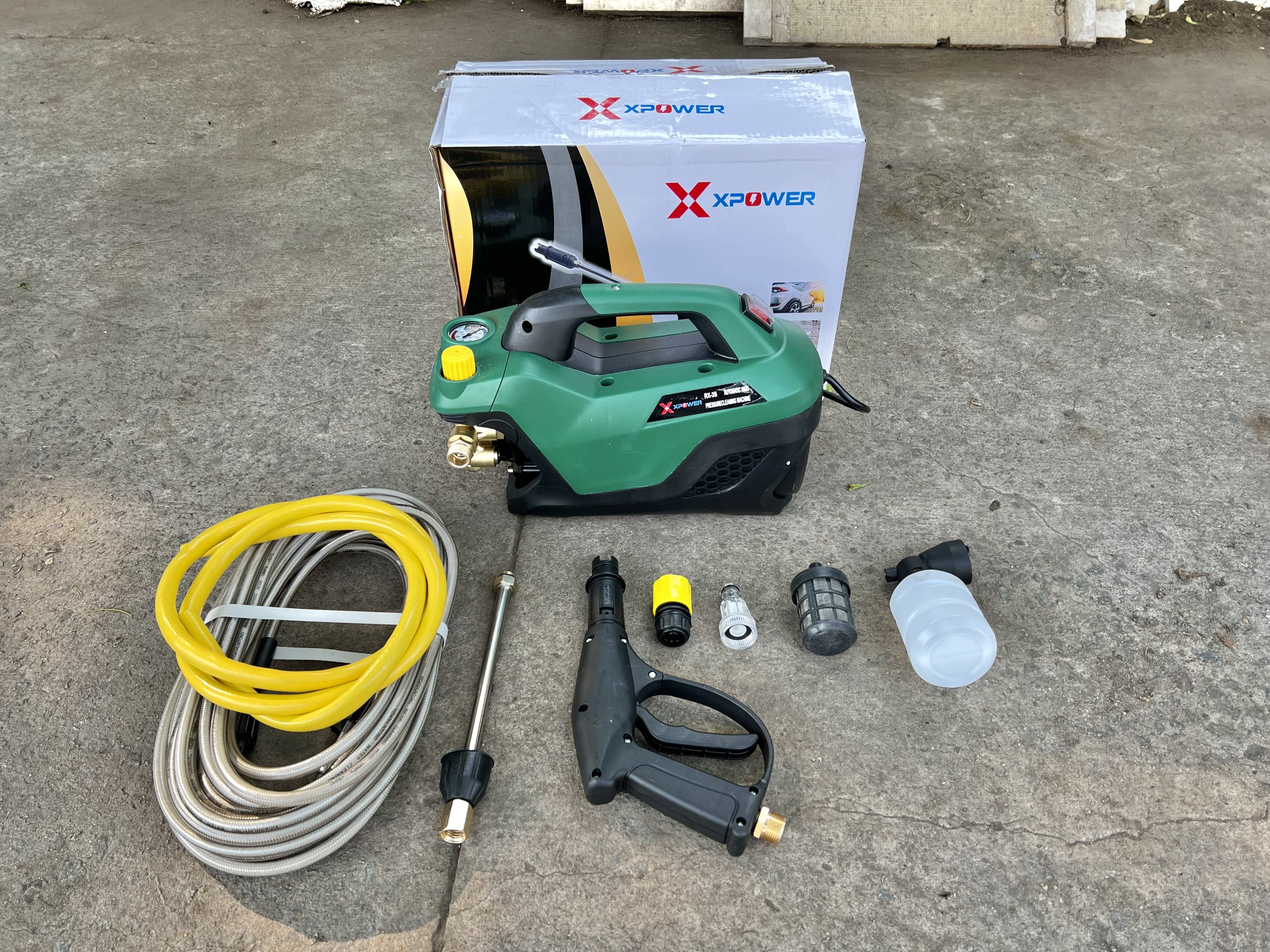 Siêu hot Máy rửa xe mini-máy rửa xe chỉnh áp
