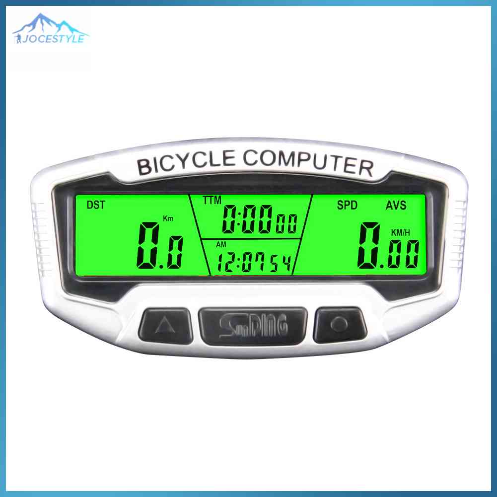 Bicycle LCD Wired Computer Speedometer Biking Bike Backlight Code Table Cycling Parts for SUNDING