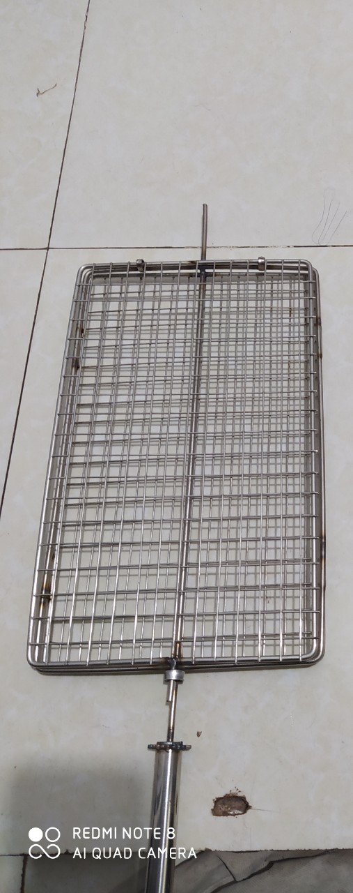 Vỉ nướng inox cho máy quay thịt tự động