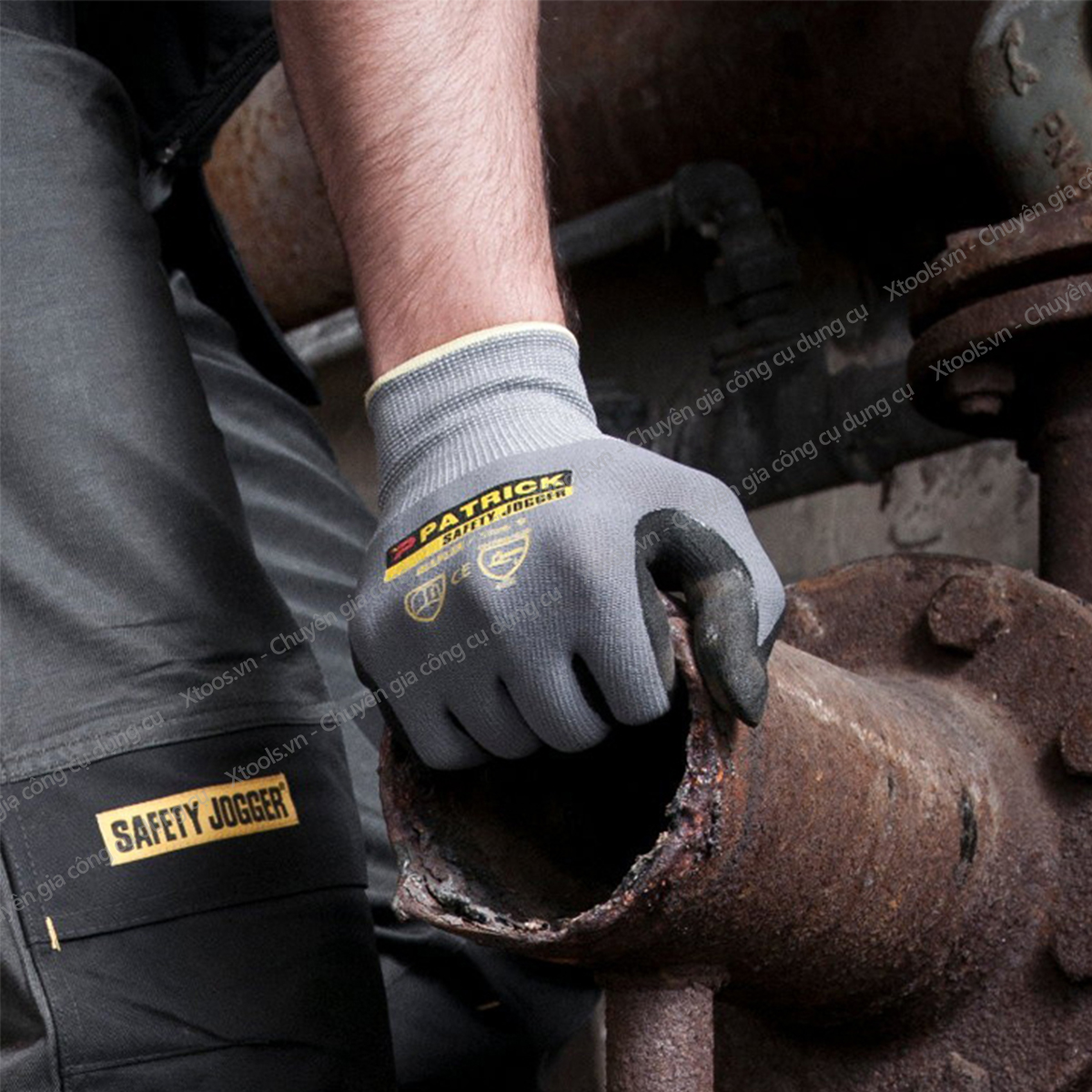 Protective gloves multi-purpose jogger Allflex gloves labor protection multi-purpose, độ high craftsmanship, anti-oil, chemicals, breathable [XTools] [xsafe]