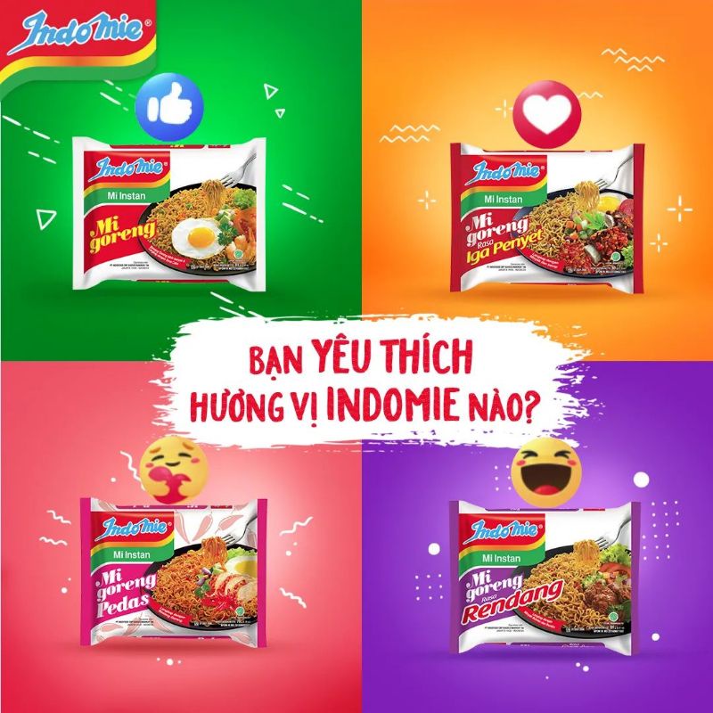 mì indomie thùng 40 gói