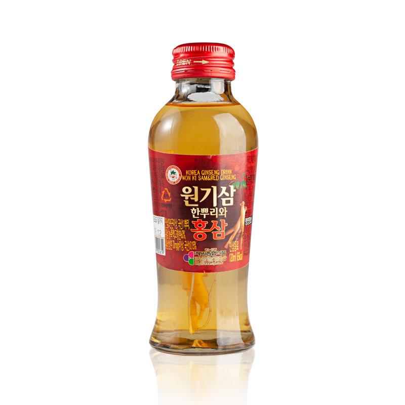 Nước Hồng Sâm Có Củ Won Ki Sam- 120ml* 1 chai
