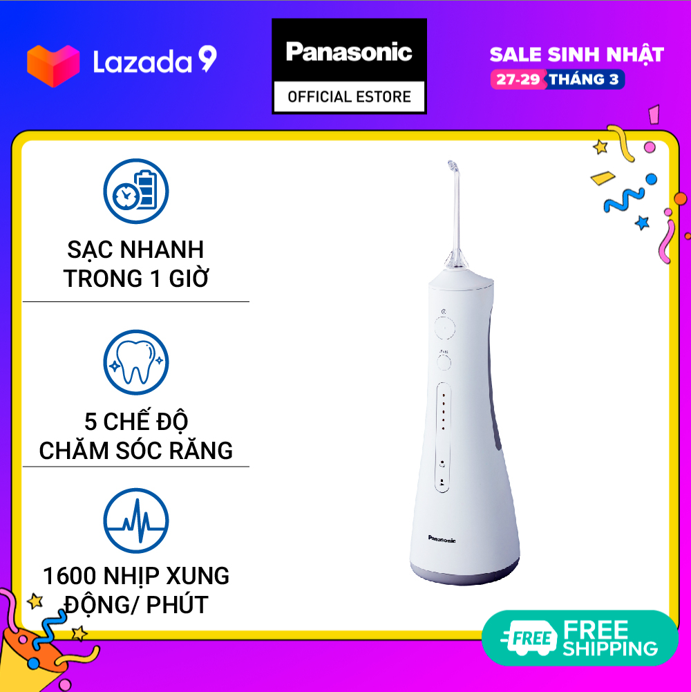 >> BÁO GIÁ MÁY TĂM NƯỚC CẦM TAY PANASONIC CÔNG NGHỆ SIÊU ÂM EW1611 | Shopee Lazada Sendo Tiki mới nhất 124 Máy Tăm Nước Cầm Tay Panasonic Công Nghệ Siêu Âm EW1511 - Bảo Hành 12 Tháng - Hàng Chính Hãng