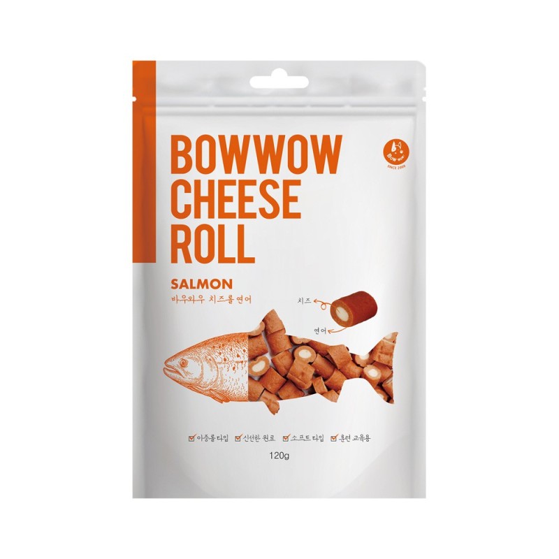 Phô Mai Cuộn Cá Hồi Bowwow- ARALEPETSHOP