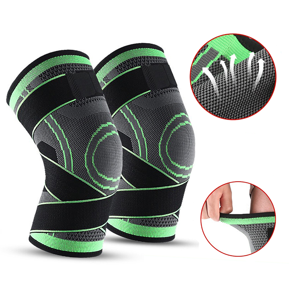 Combo of 2 knee protector wraps, with straps