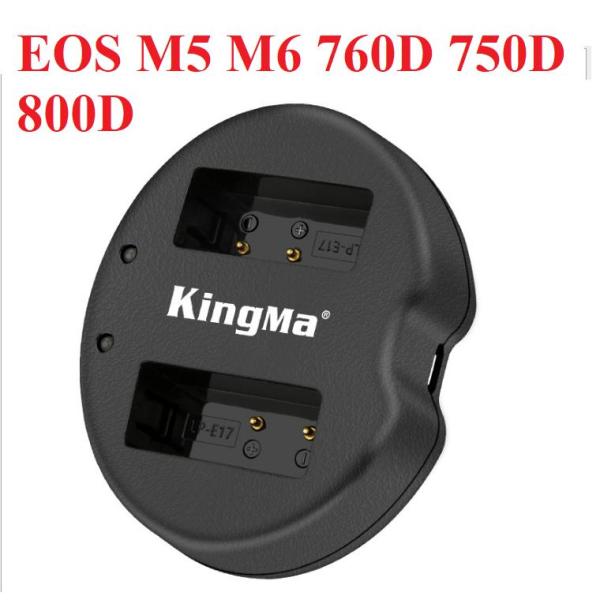 Đế sạc đôi Kingma dùng cho máy ảnh EOS M5 M6 760D 750D 800D