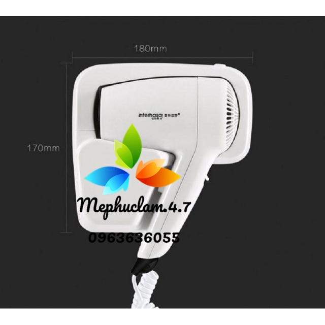 Máy sấy tóc gắn tường