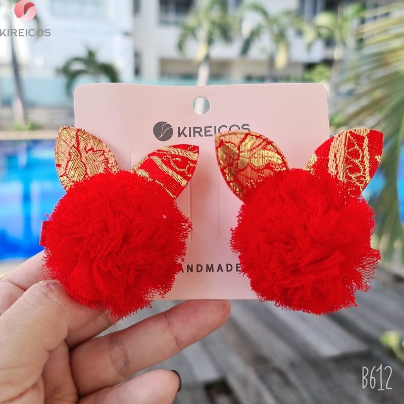[HCM]Set 2 Kẹp Tóc Đón Tết Phong Cách Trung Hoa Cho Bé Siêu Cute