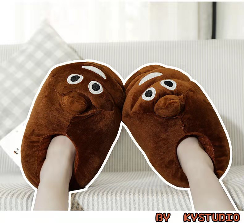 Dép Bông Freesize 35-42 Mang Trong Nhà Mùa Đông Hình Cute Dành Cho Nam Nữ