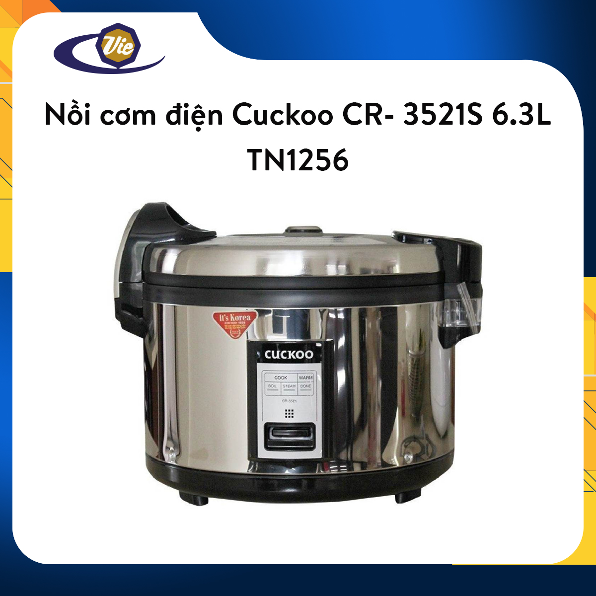 [Trả góp 0%]Nồi cơm điện Cuckoo CR-3521S 6.3L - Hàng nhập khẩu