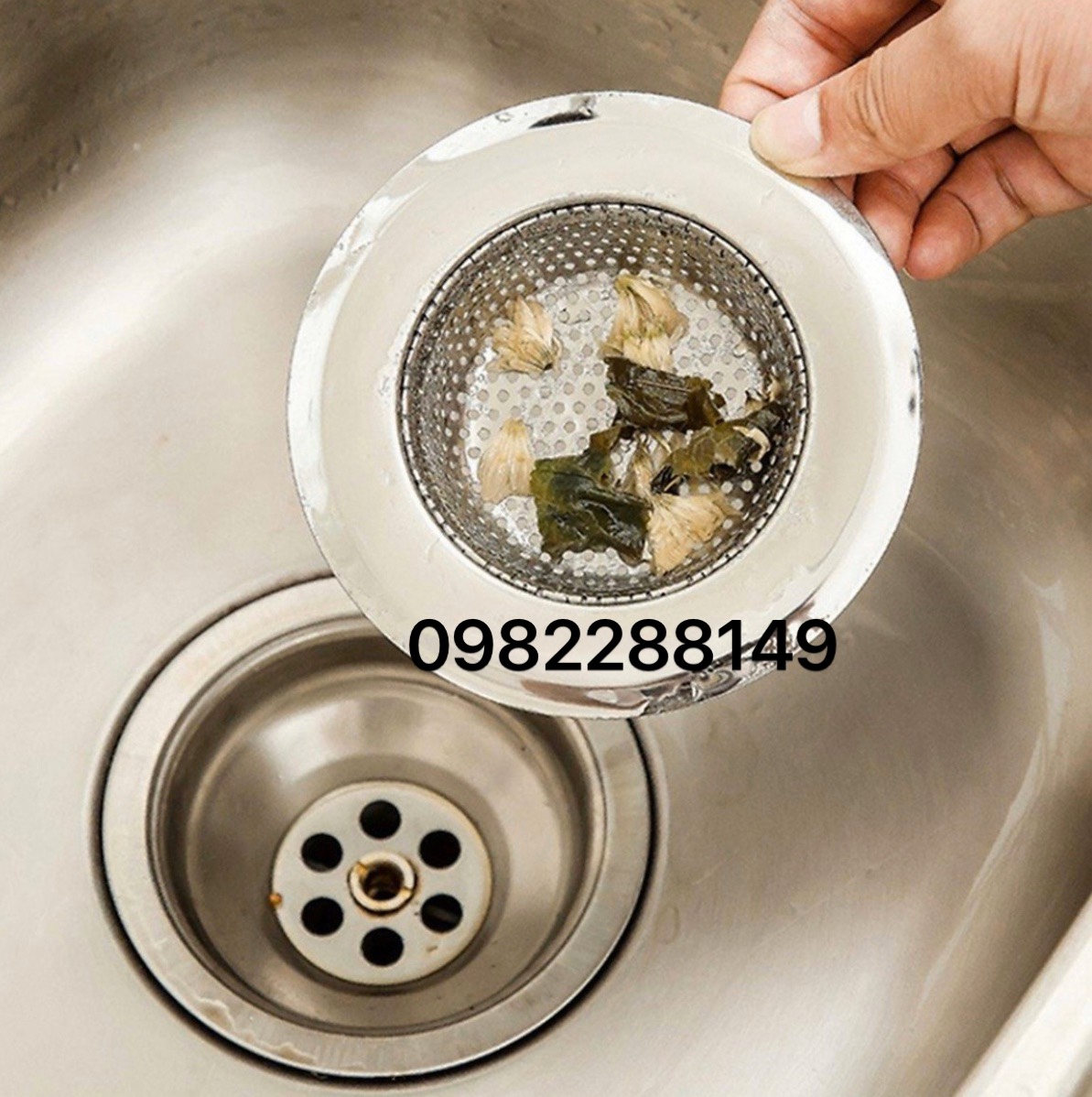 COMBO 2 LƯỚI LỌC RÁC INOX