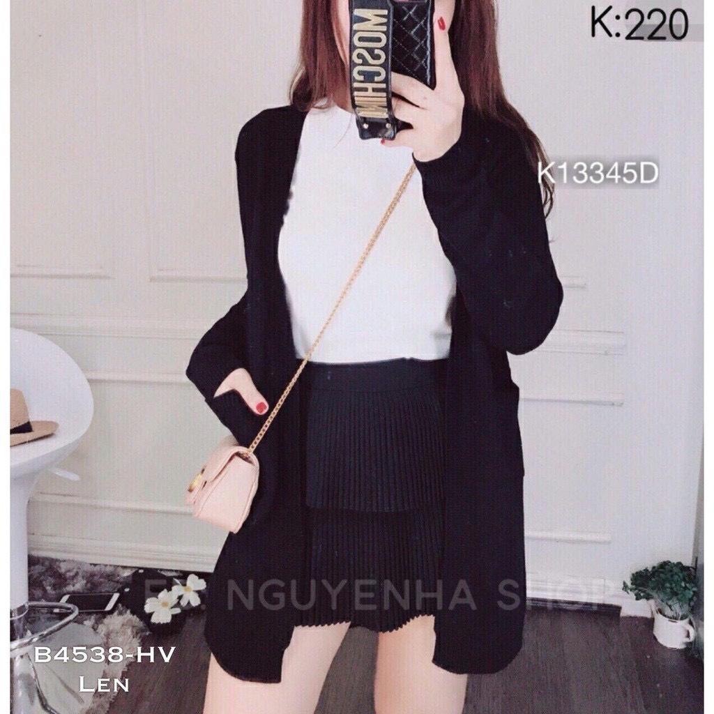 Áo khoác len mỏng nhẹ cho mùa thu đông