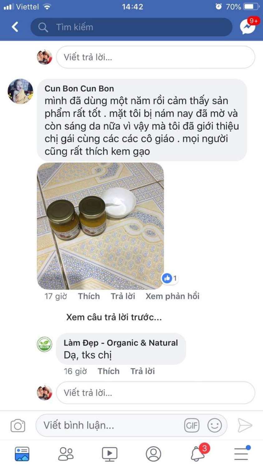 [Tặng CỌ nạ]Mặt nạ Kem Gạo Tinh Nghệ Mật Ong Độc Mộc (Cam Kết Chính Hãng)