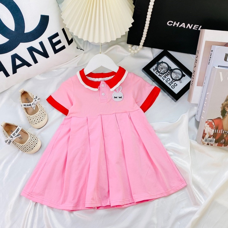 VÁY POLO THỎ SIÊU XINH CHO BÉ