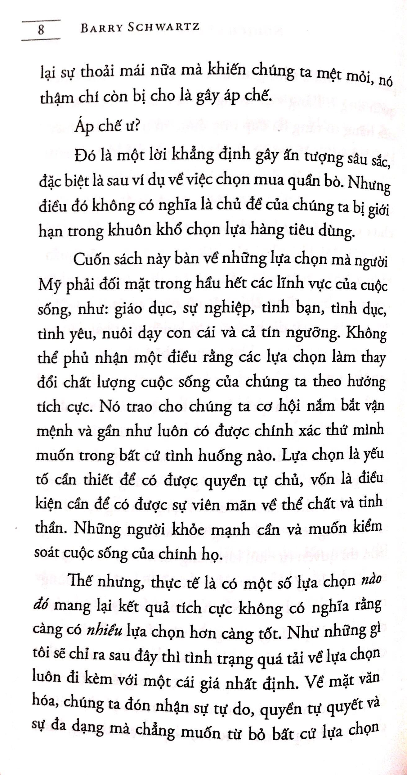 Sách - Nghịch lý của sự lựa chọn
