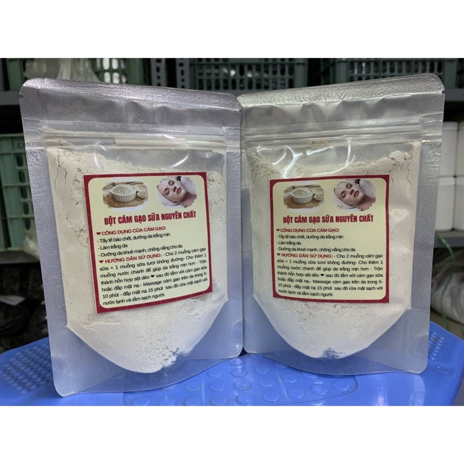1kg bột cám gạo sữa đắp mặt tắm trắng hàng thơm mịn hàng handmade giá tại xưởng