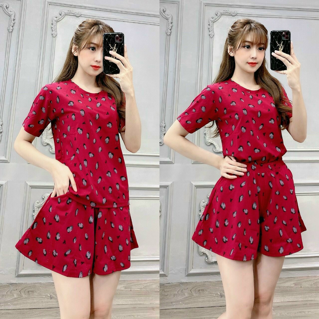 Bộ thun Cotton siêu xinh mặc nhà KME
