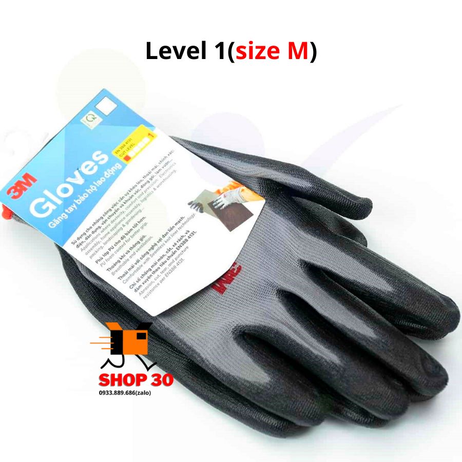 Găng tay chống cắt 3M-Mỹ, 3 cấp độ (Lv1, Lv3, Lv5)