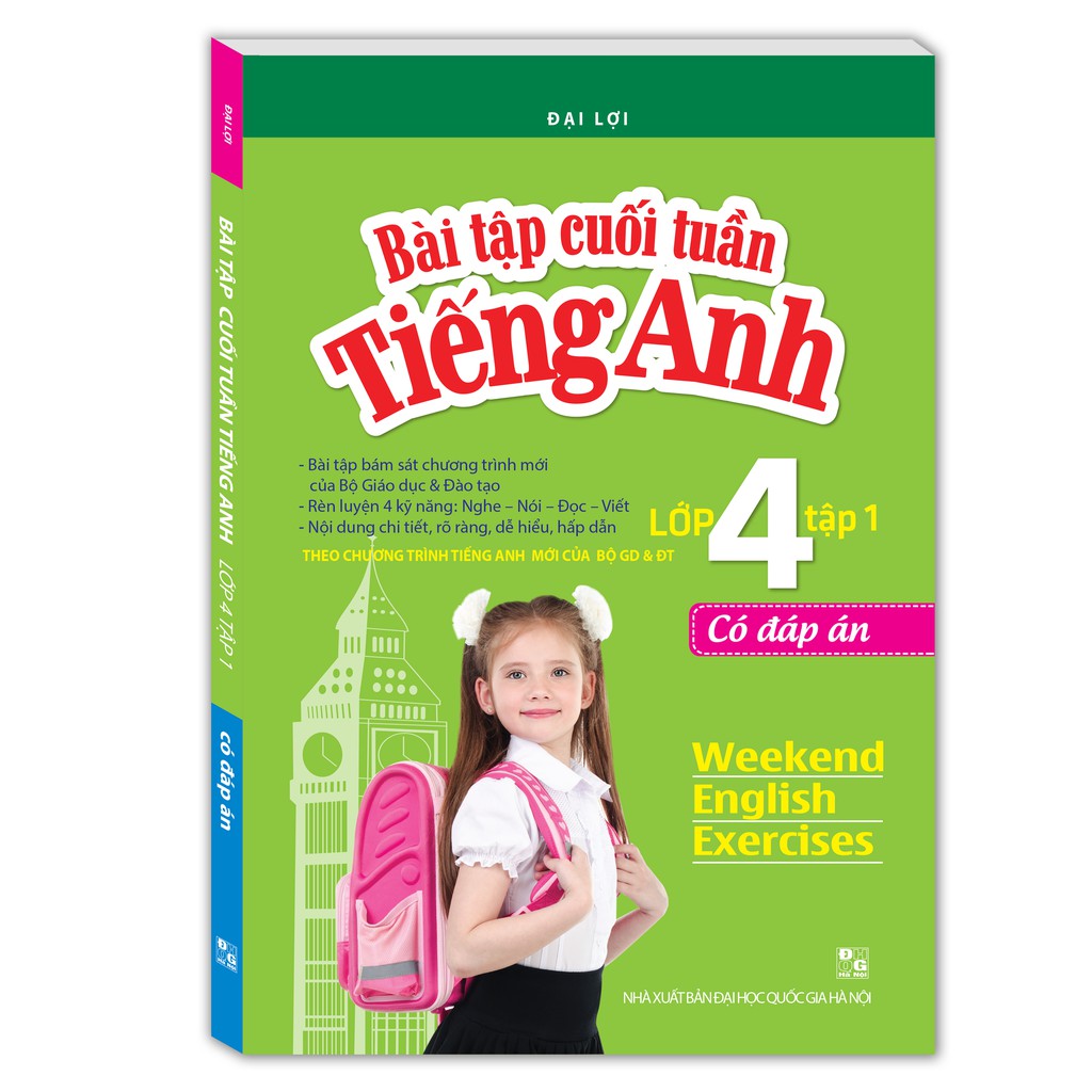 Sách - Bài Tập Cuối Tuần Tiếng Anh Lớp 4 (Trọn Bộ 2 Tập)
