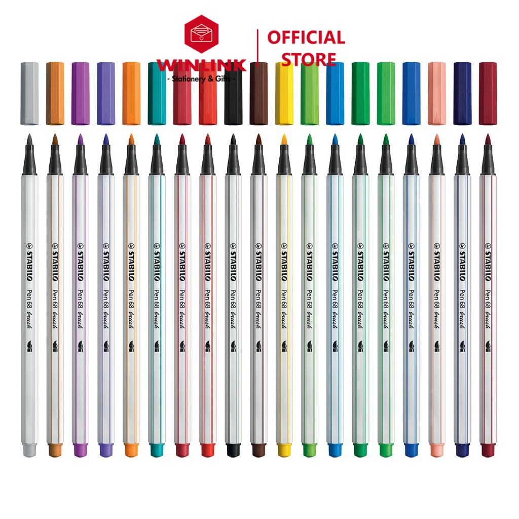 Bút lông màu stabilo pen 68 brush pn68br