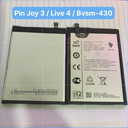 pin zin hãng vsmart joy 3 / live 4 / bvsm430 / 5000mah