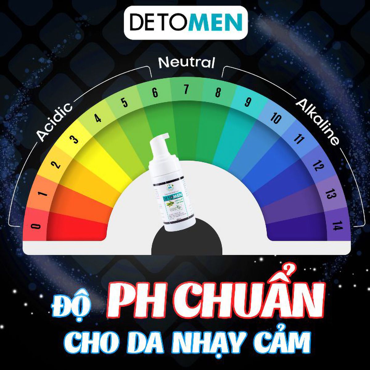 Bọt Vệ Sinh Nam Giới Detomen Dung Dịch Tạo Bọt 100ML