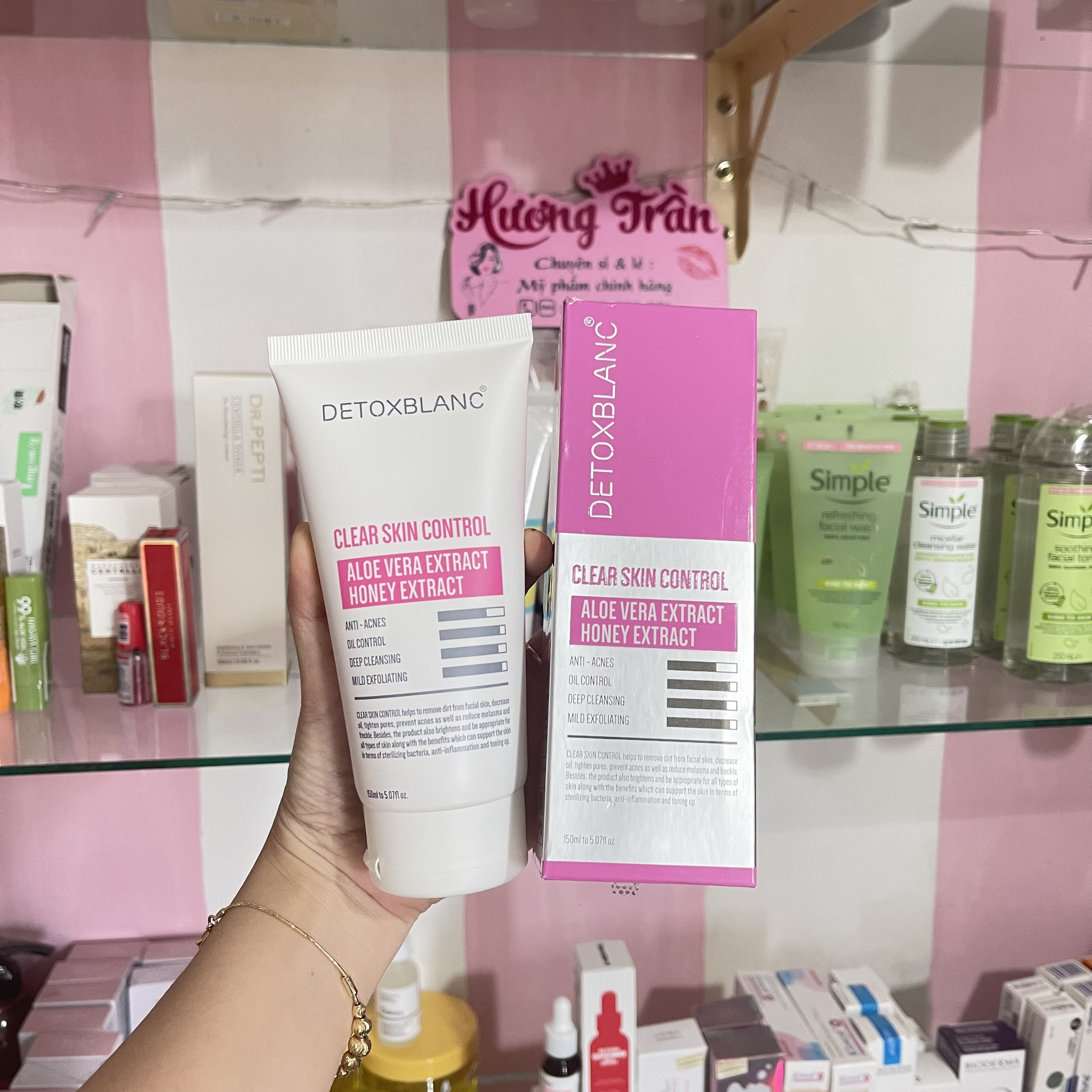 [Chính Hãng] Sữa Rửa Mặt Sinh Học Đa Năng DETOX BLANC 150ml