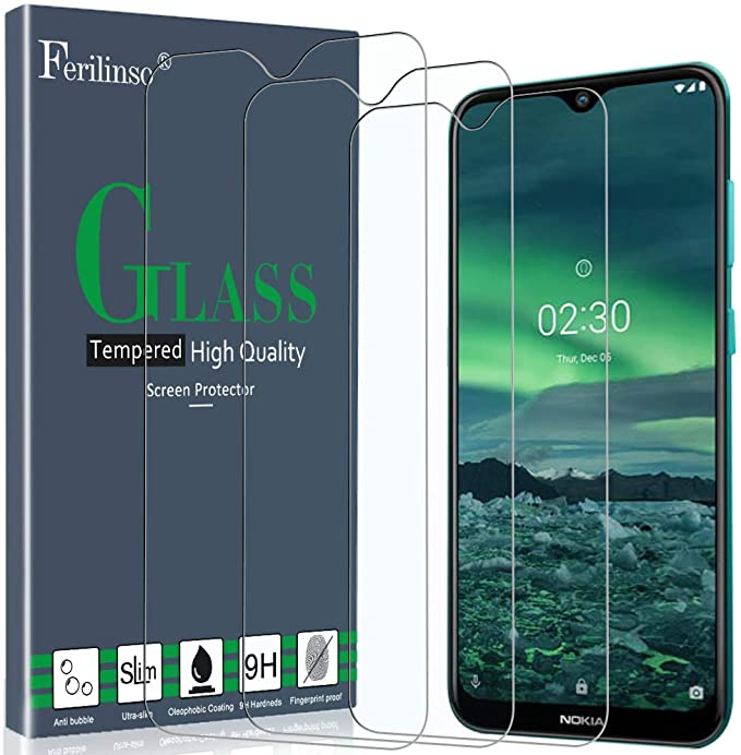 Kính cường lực trong suốt Nokia 2.3 (Kèm miếng lau)