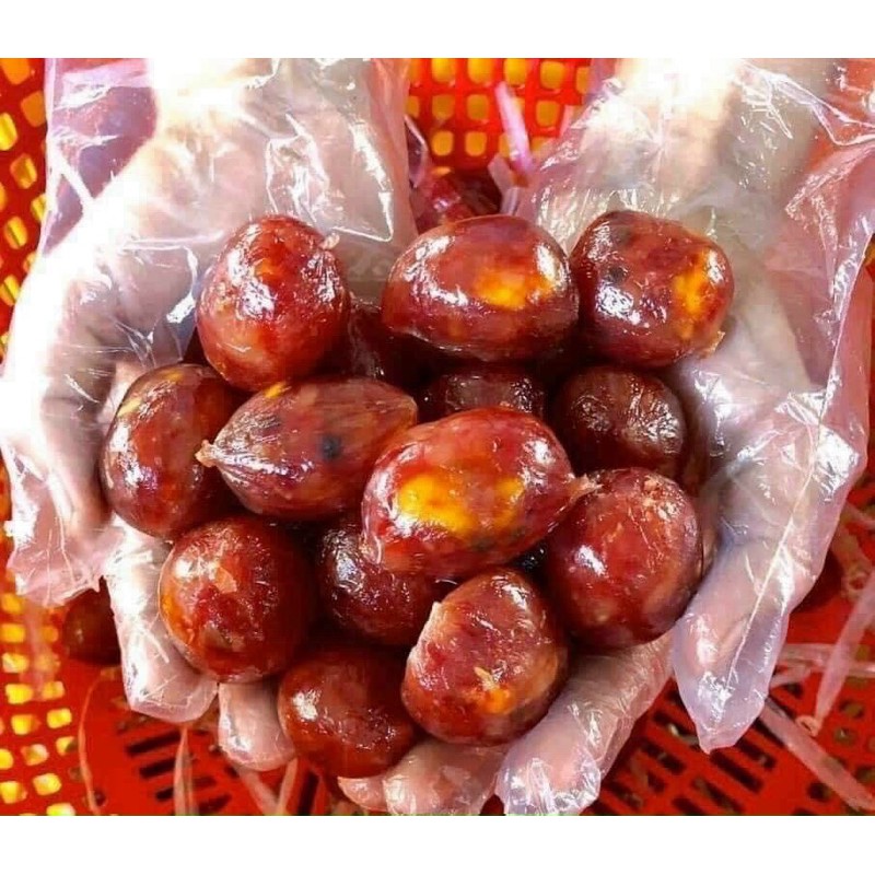Lạp Xưởng Hồ Lô Trứng Muối 1Kg ( 2 túi hút chân không)⚠️Lẻ = Sỉ ⚠️ [Loại Đặc Biệt] Hàng ngon nhà làm