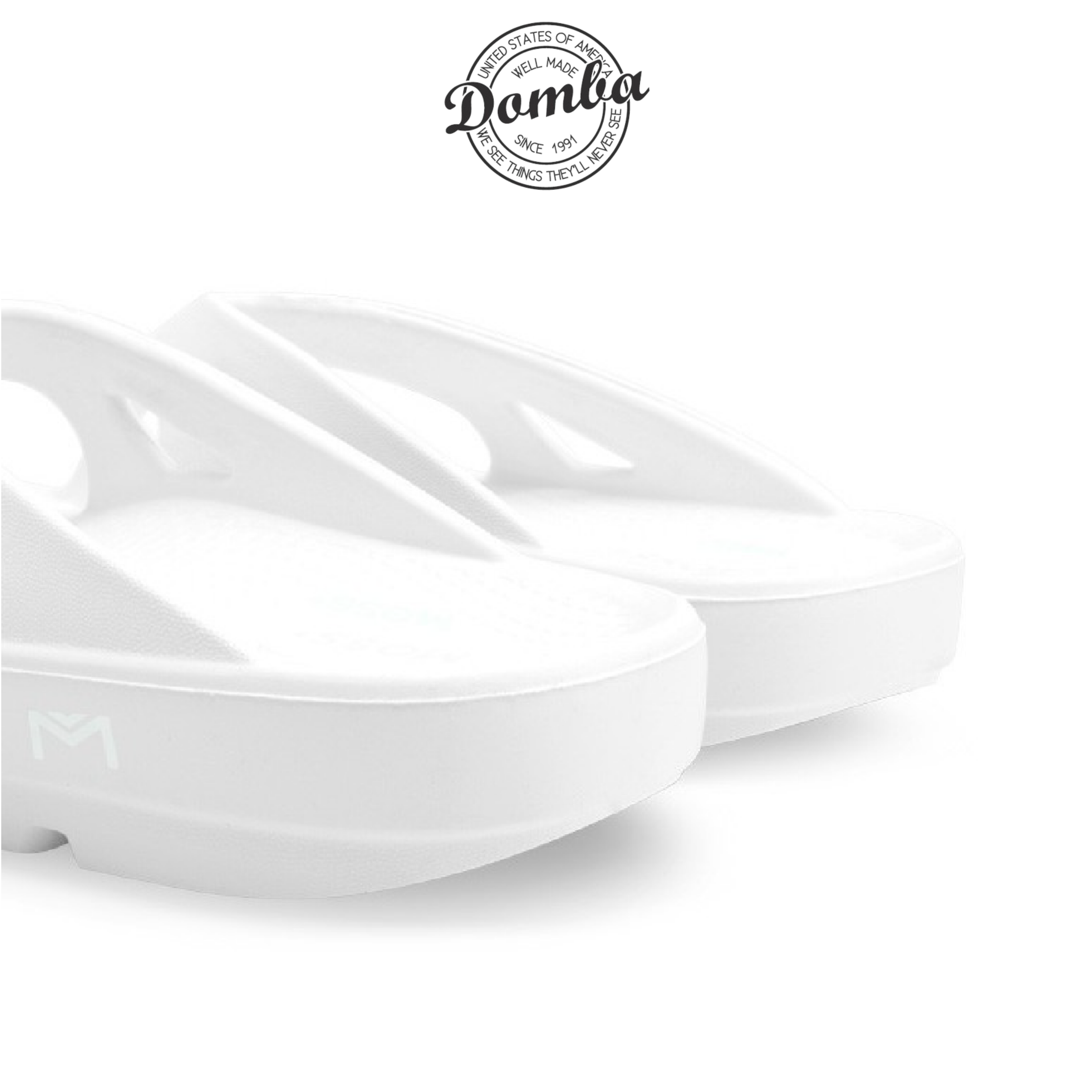 Dép xỏ ngón Domba Moss+ Trắng (White) MO-3207