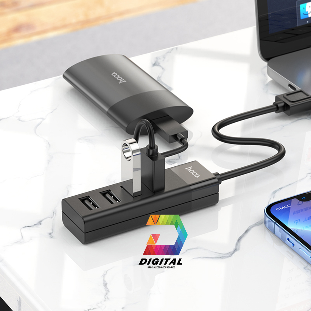 Bộ Chia Cổng USB 2.0, USB 3.0 Hoco HB25 Chính Hãng